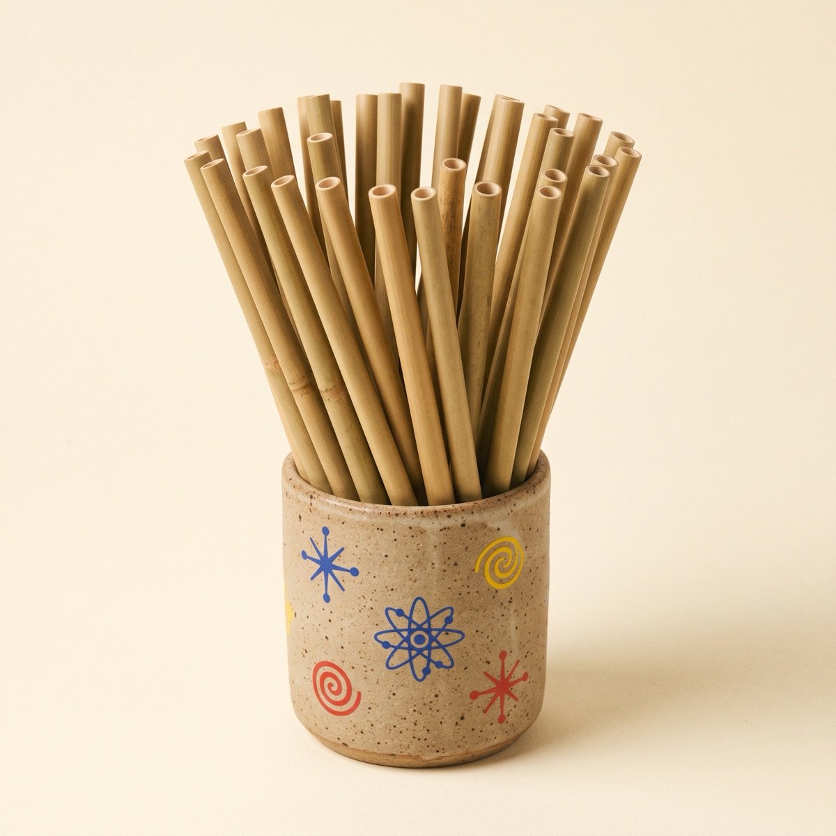 Bamboo-Fiber Straws — custom printed by Wonderful Choice