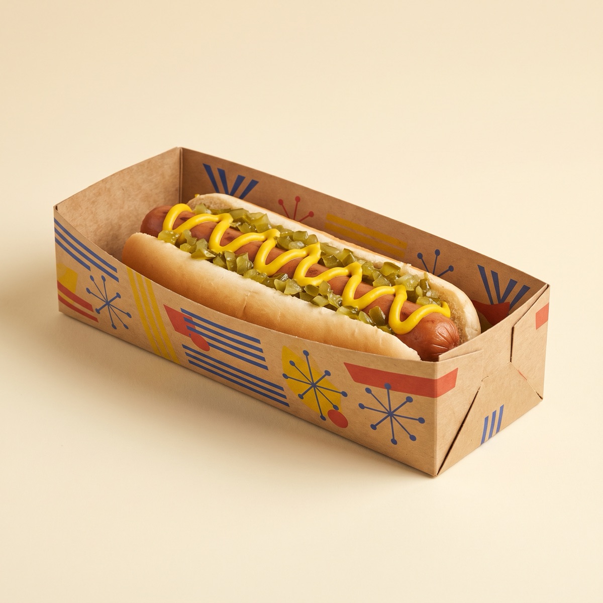 Hot-Dog Boxes — custom printed by Wonderful Choice