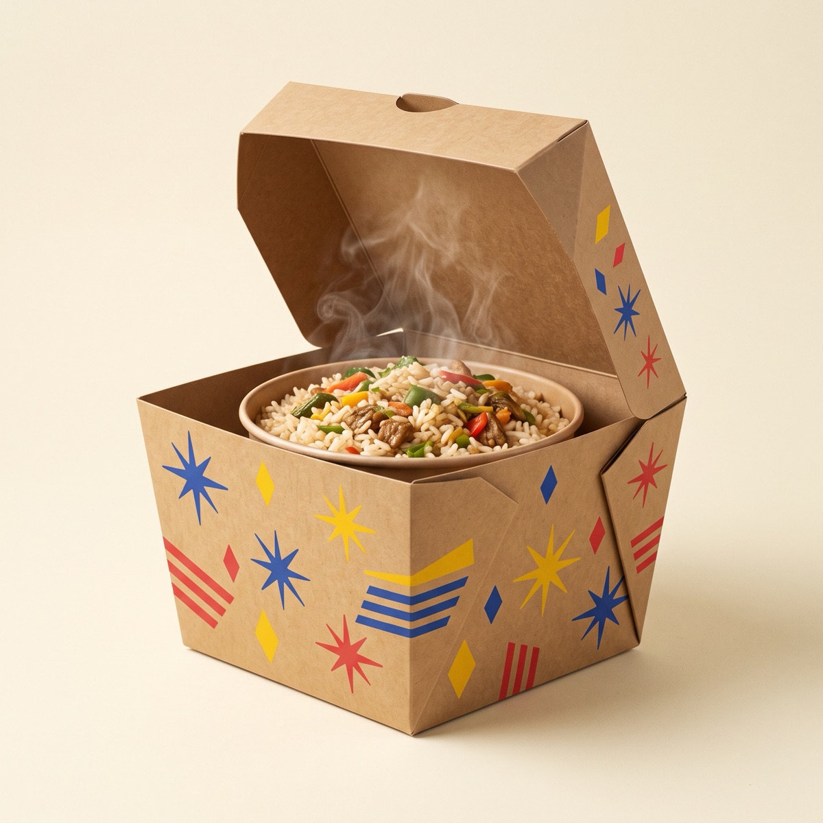 Octagonal Lunch Boxes — custom printed by Wonderful Choice