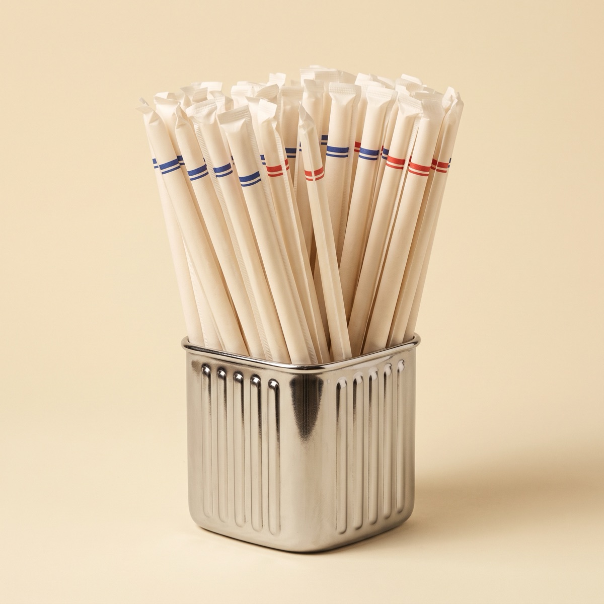 Paper-Wrapped PP Straws — custom printed by Wonderful Choice