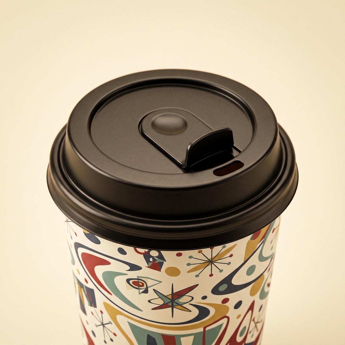Swivel Lids — custom printed by Wonderful Choice